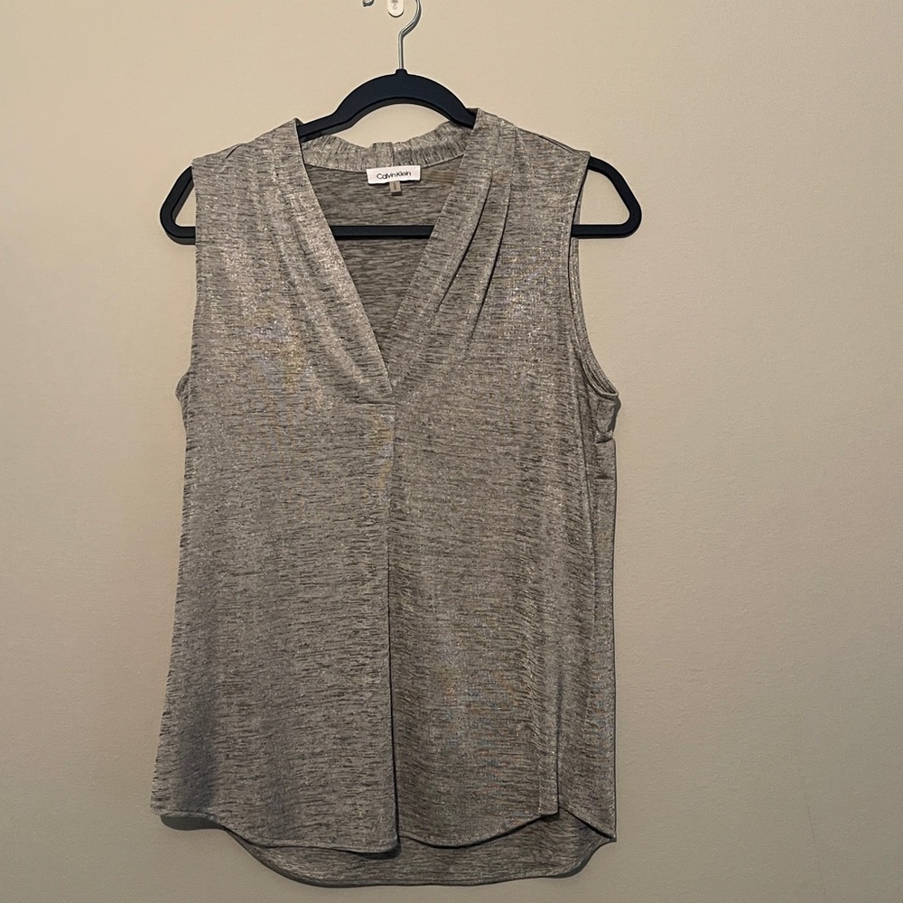 Calvin Klein Heather Gray Knitwear